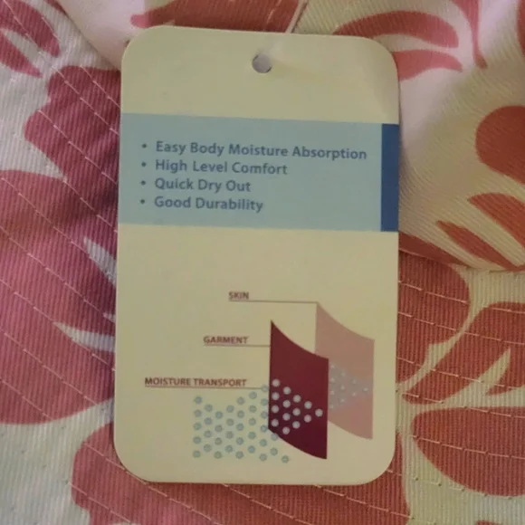 NWT Pink And White Floral Bucket Hat - Picture 6 of 9